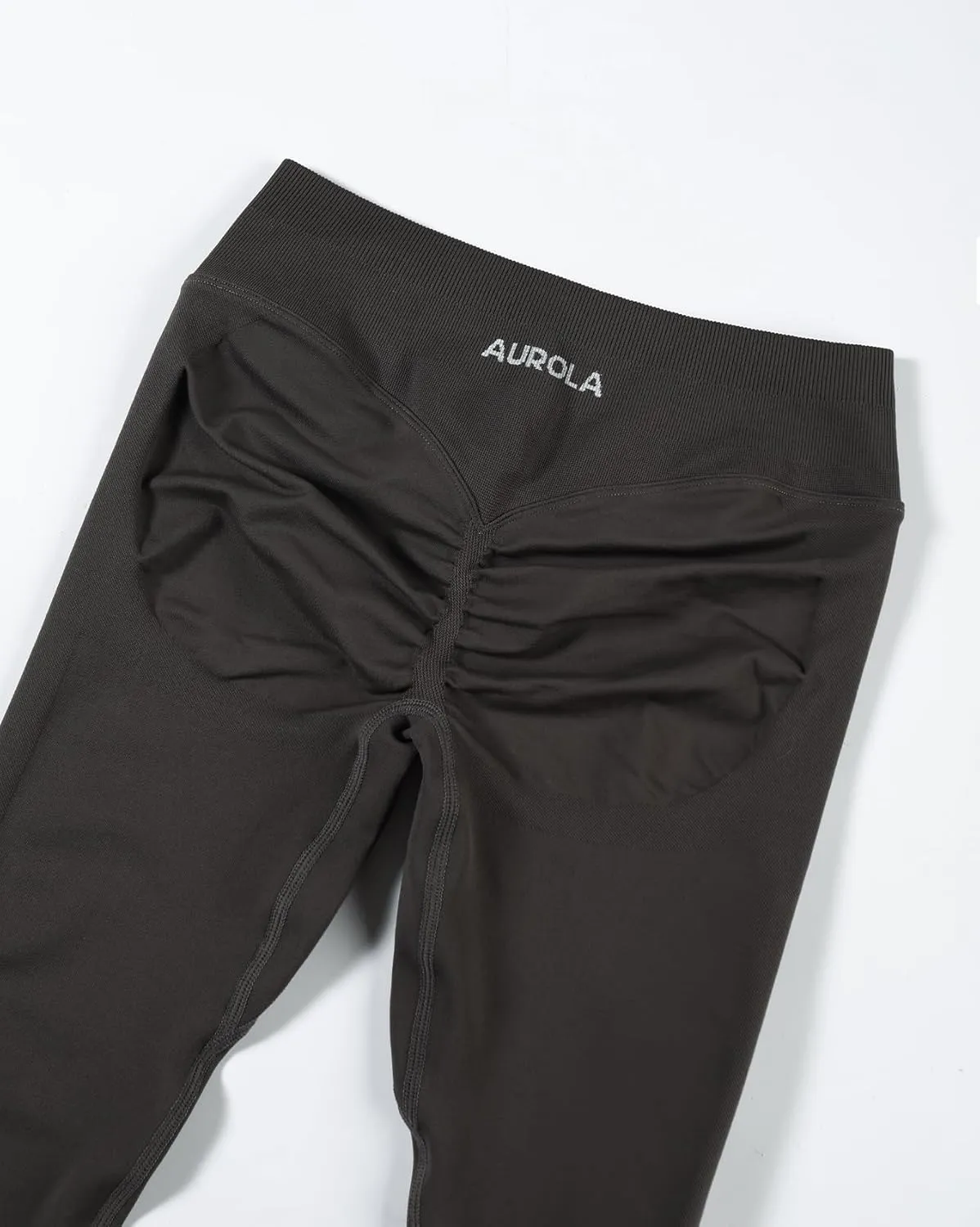 AUROLA Influence Workout Leggings for Women, Seamless Compression Tummy Control Leggings Mid Rise Yoga Pants