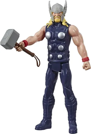 Avengers Marvel Titan Hero Series Blast Gear Thor Action Figure, 12" Toy, Inspired by The Marvel Universe, for Kids Ages 4 & Up