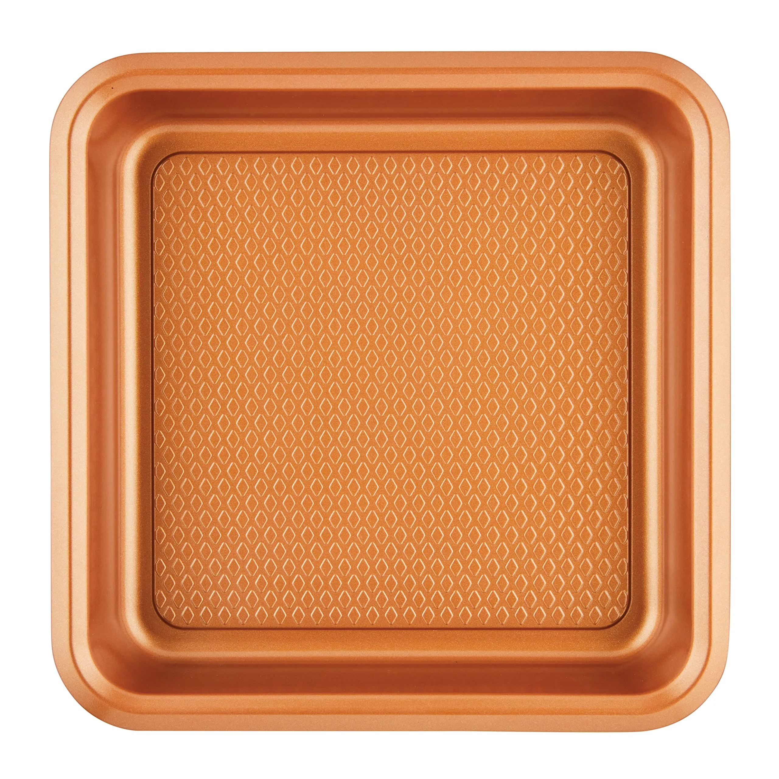 Ayesha Curry Kitchenware Nonstick Bakeware Set Includes Cookie Sheet, Loaf, Muffin Cake Pans, 5-Piece, Copper