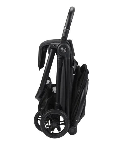 Bababing Auto Fold Stroller   Weaning Bundle - Gloss Black