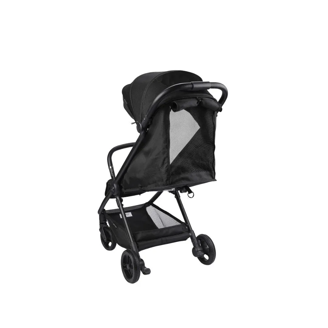 Bababing Auto Fold Stroller   Weaning Bundle - Gloss Black