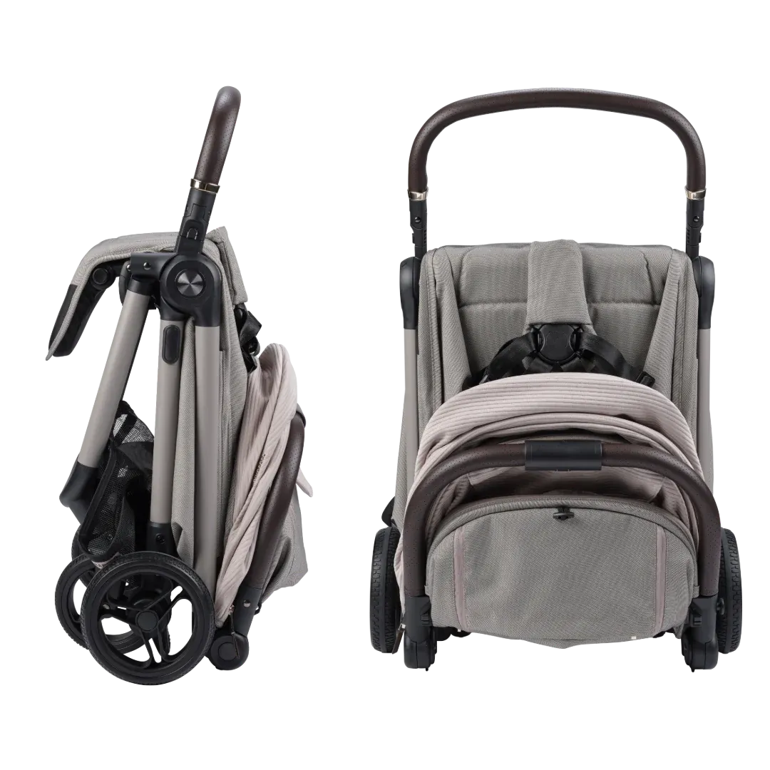 Bababing Auto Fold Stroller   Weaning Bundle - Gloss Black