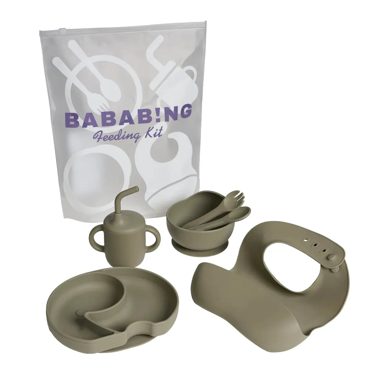 Bababing Auto Fold Stroller   Weaning Bundle - Gloss Black