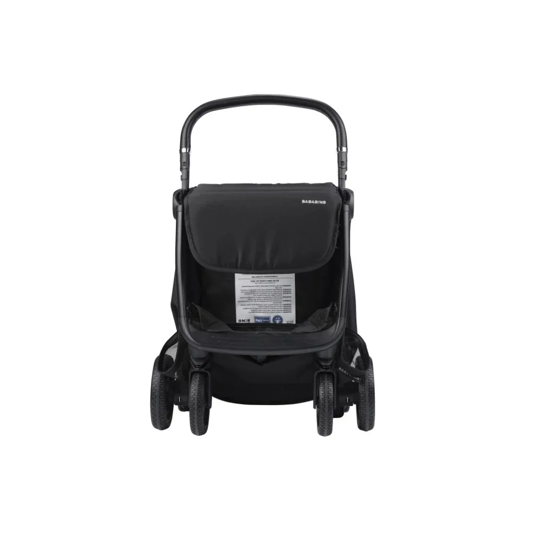 Bababing Auto Fold Stroller   Weaning Bundle - Gloss Black