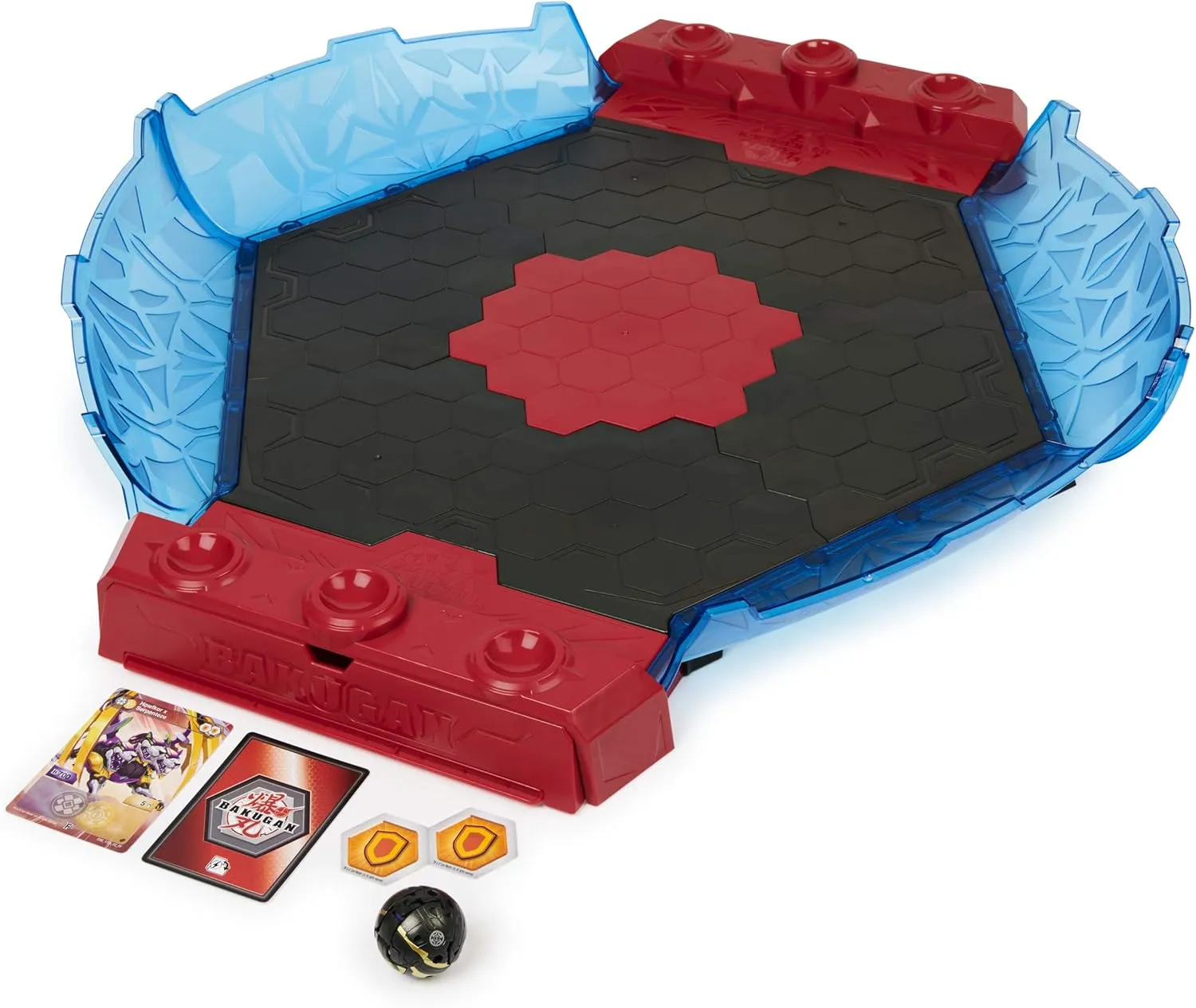 Bakugan Battle League Coliseum, Deluxe Game Board with Exclusive Fused Howlkor x Serpenteze, Kids Toys for Boys Ages 6 and Up