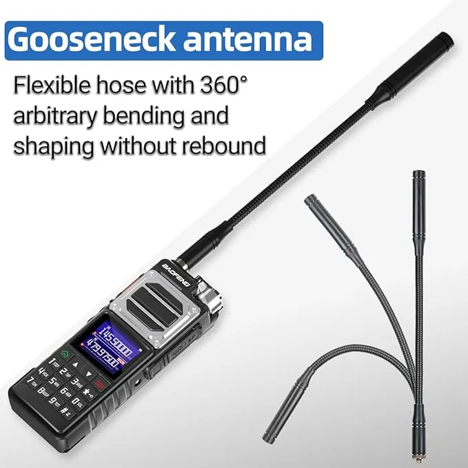 BAOFENG UV-25 Ham Radio 10W Long Range Handheld (Upgrade of UV-5R) Tactical Tri-Power Walkie Talkies NOAA Weather Receiver 5200mAh Type-C Charging Two Way Radios,Copy Frequency,Airband Full Kit