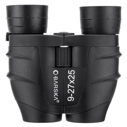 Barska 9-27x25 Gladiator Compact Zoom Binocular (Black)
