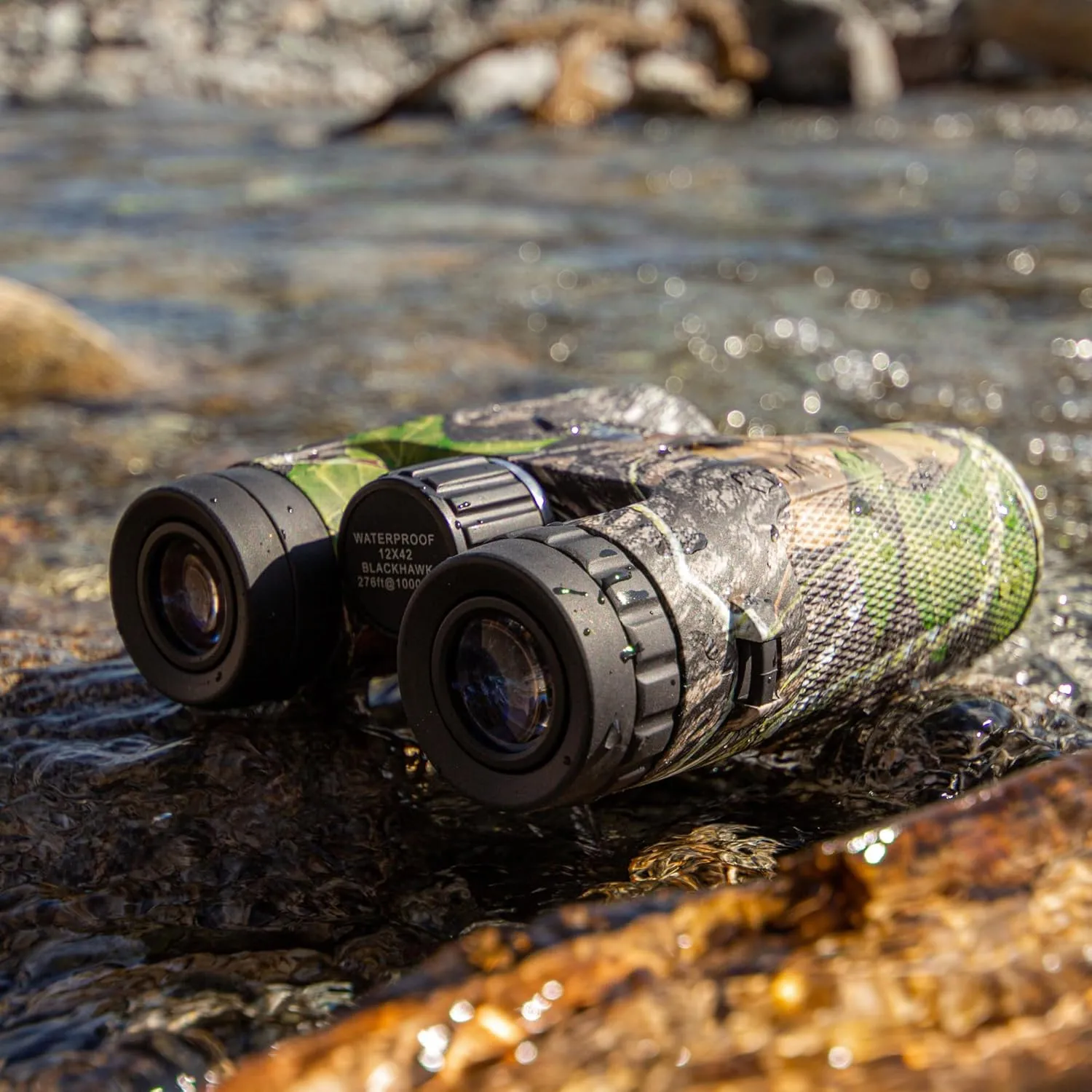 Barska Waterproof Blackhawk Compact Binoculars for Adults & Kids - High-Powered & Fogproof, Ideal for Bird Watching, Hiking, Hunting & Travelling