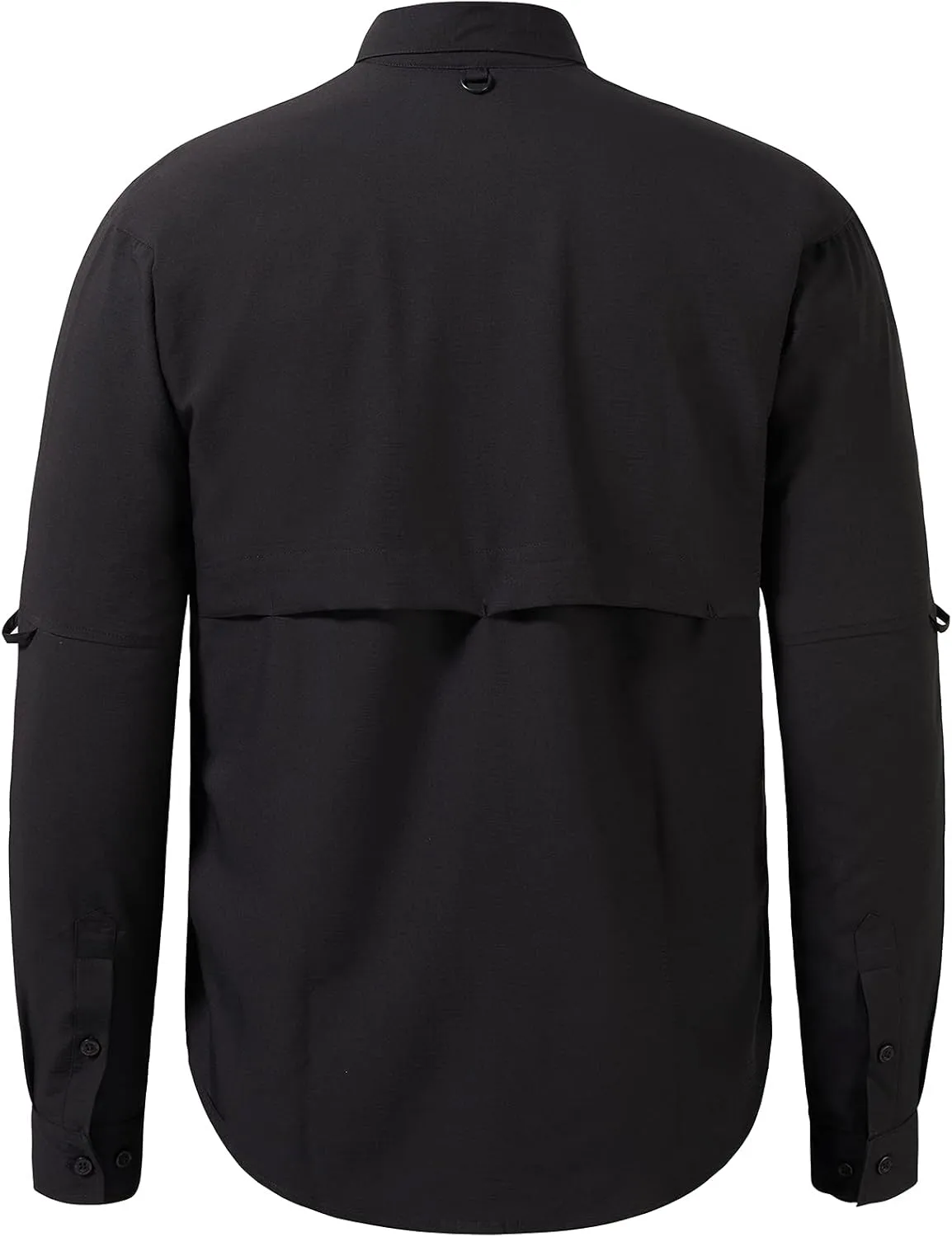 BASSDASH Men's Performance Fishing Hiking Shirt UPF 50 Button Down Long Sleeve Quick Dry FS21M