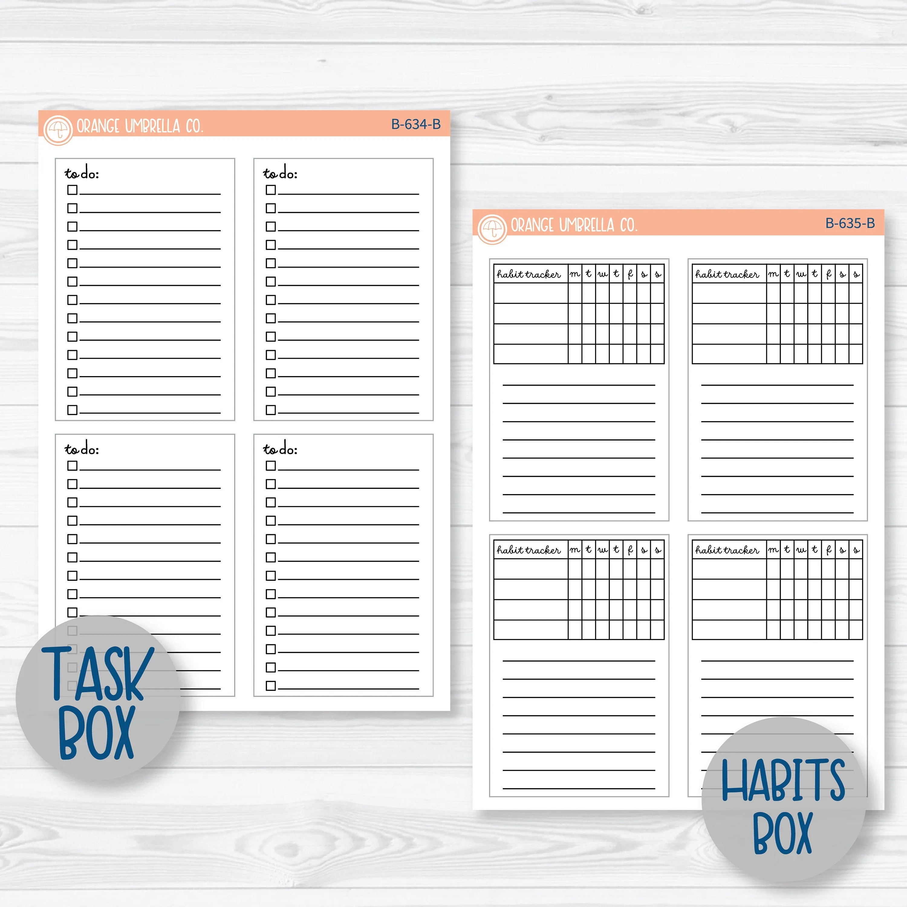 Bees Lemon & Sunflower Kit | A5 Compact Vertical Planner Kit Stickers for Erin Condren | Porch Picnic | 337-081