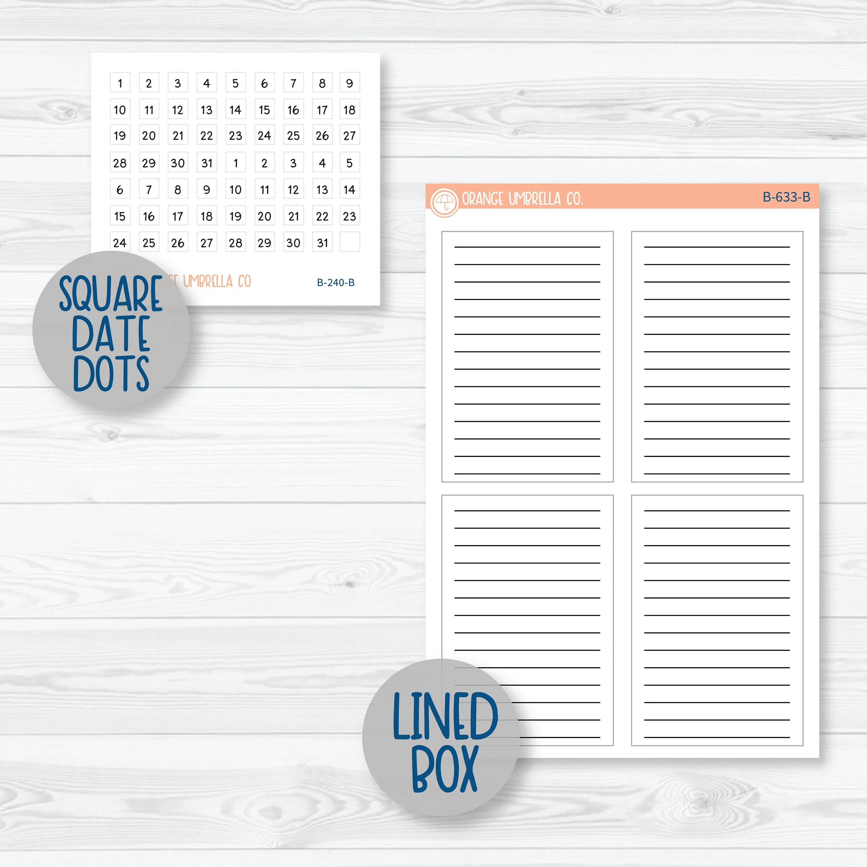 Bees Lemon & Sunflower Kit | A5 Compact Vertical Planner Kit Stickers for Erin Condren | Porch Picnic | 337-081