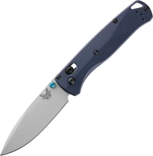 Benchmade - Bugout 535 EDC Knife, Drop-Point Blade, Crater Blue Handle (535SL-13)