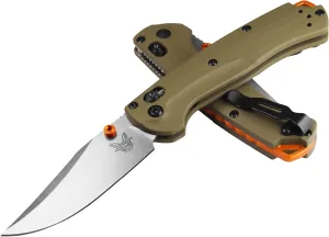 Benchmade - Mini Taggedout Folding Knife with OD Green G10 Handle (15534)