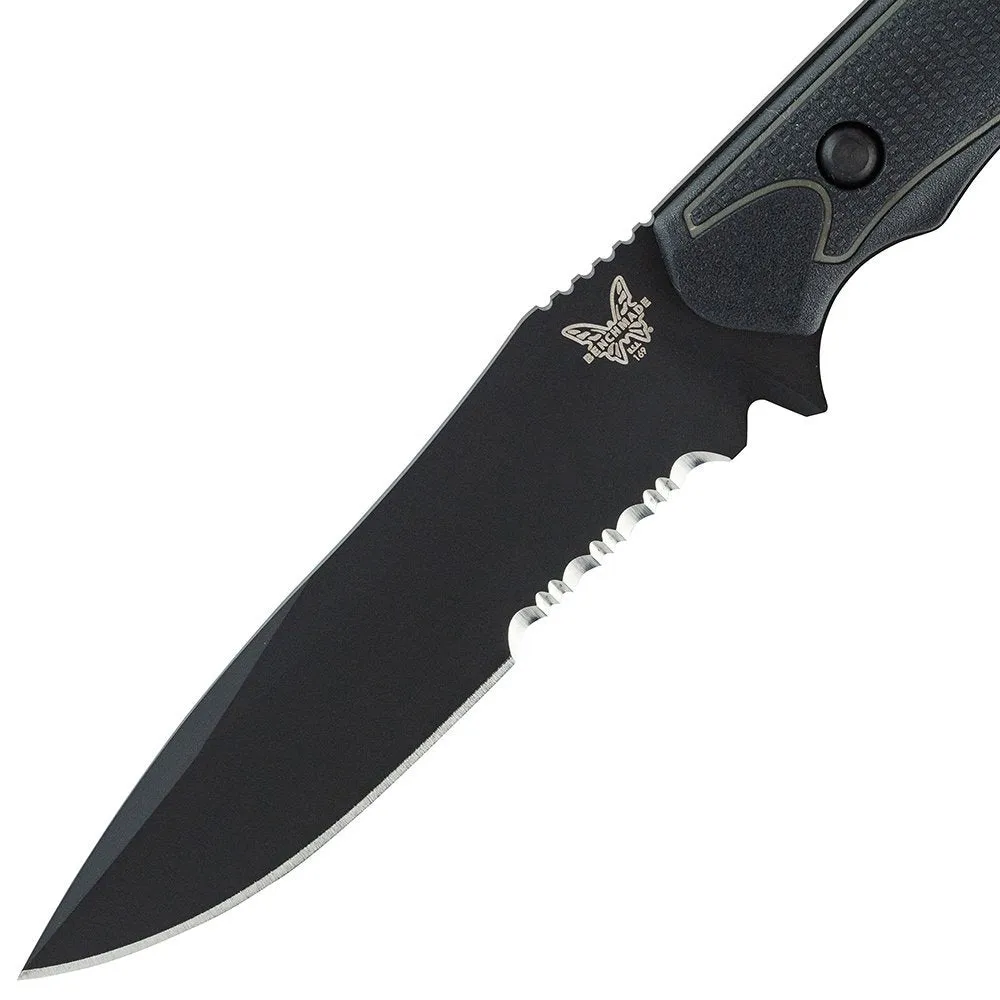 Benchmade - Protagonist 169SBK Knife, Serrated Edge Drop-Point