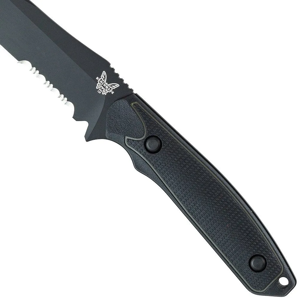 Benchmade - Protagonist 169SBK Knife, Serrated Edge Drop-Point