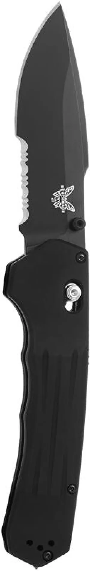 Benchmade Vallation 407SBK Vallation Folding Knife, Drop-Point Blade