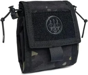 Beretta Tactical Foldable Dump Pouch withClosure & MOLLE System | Compact Roll-Up Utility Bag | Rugged Durable Water-Repellent Magazine Pouch