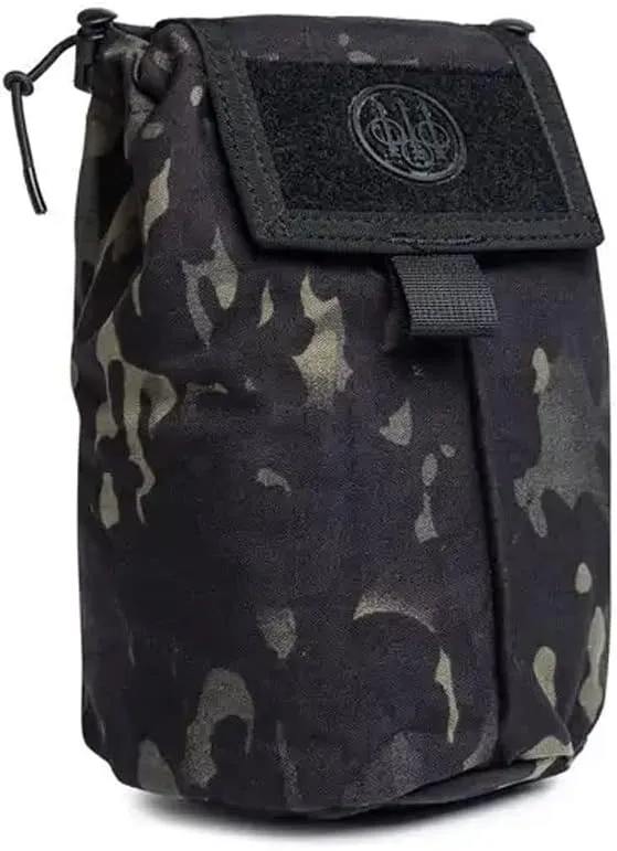 Beretta Tactical Foldable Dump Pouch withClosure & MOLLE System | Compact Roll-Up Utility Bag | Rugged Durable Water-Repellent Magazine Pouch