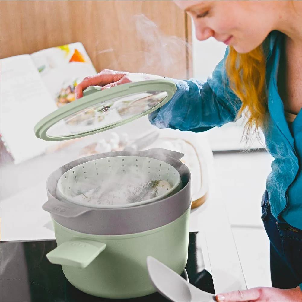 BERGHOFF Balance 2-In-1 Steamer & Strainer