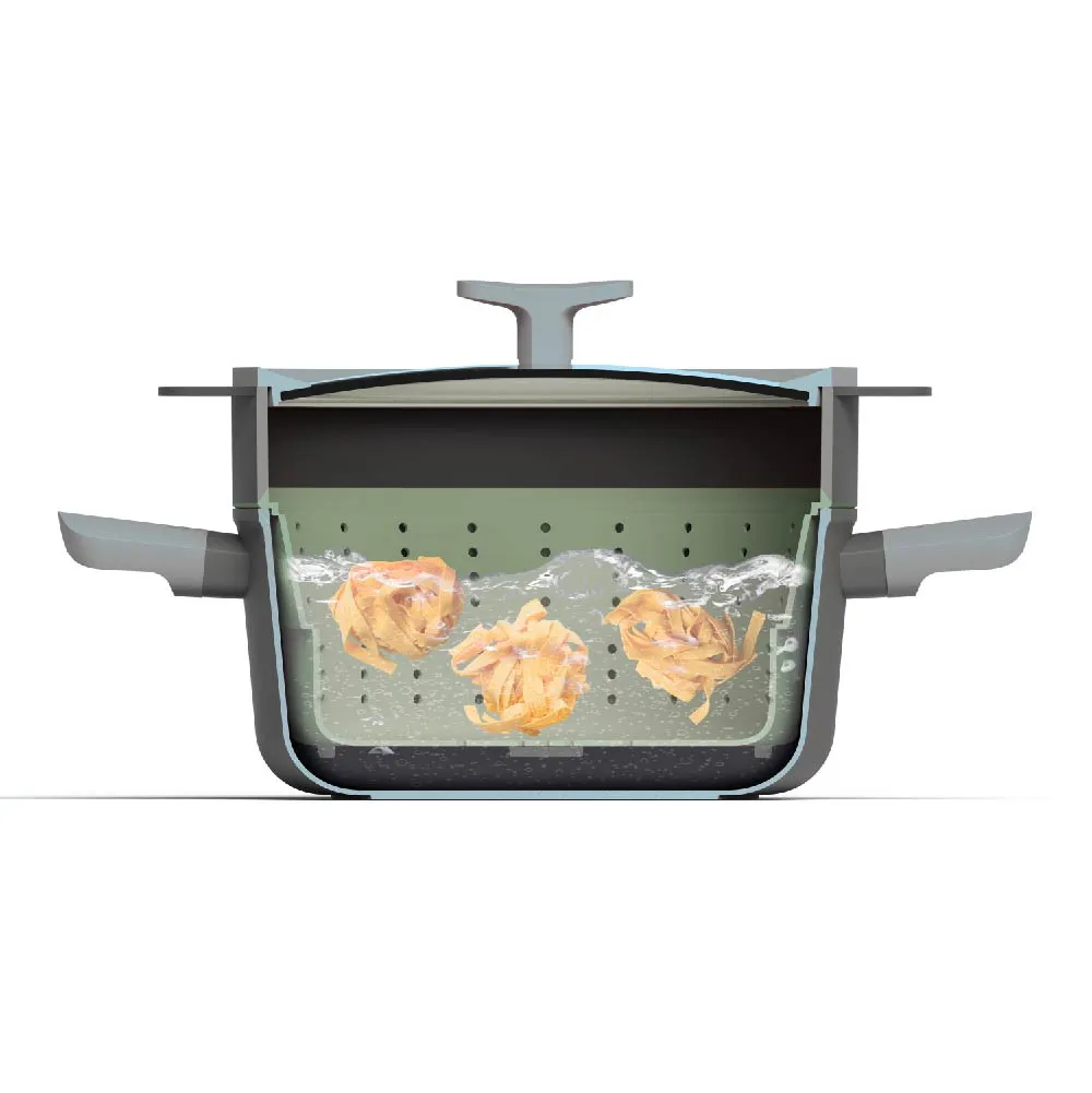 BERGHOFF Balance 2-In-1 Steamer & Strainer