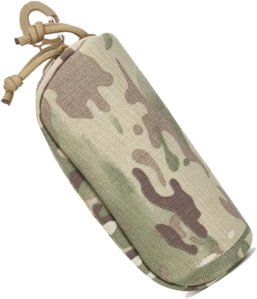 BESPORTBLE Camouflage Sunglasses Holder Bag Camping Gear Hiking Lightweight Sunglasses Case Tool Waterproof Fanny