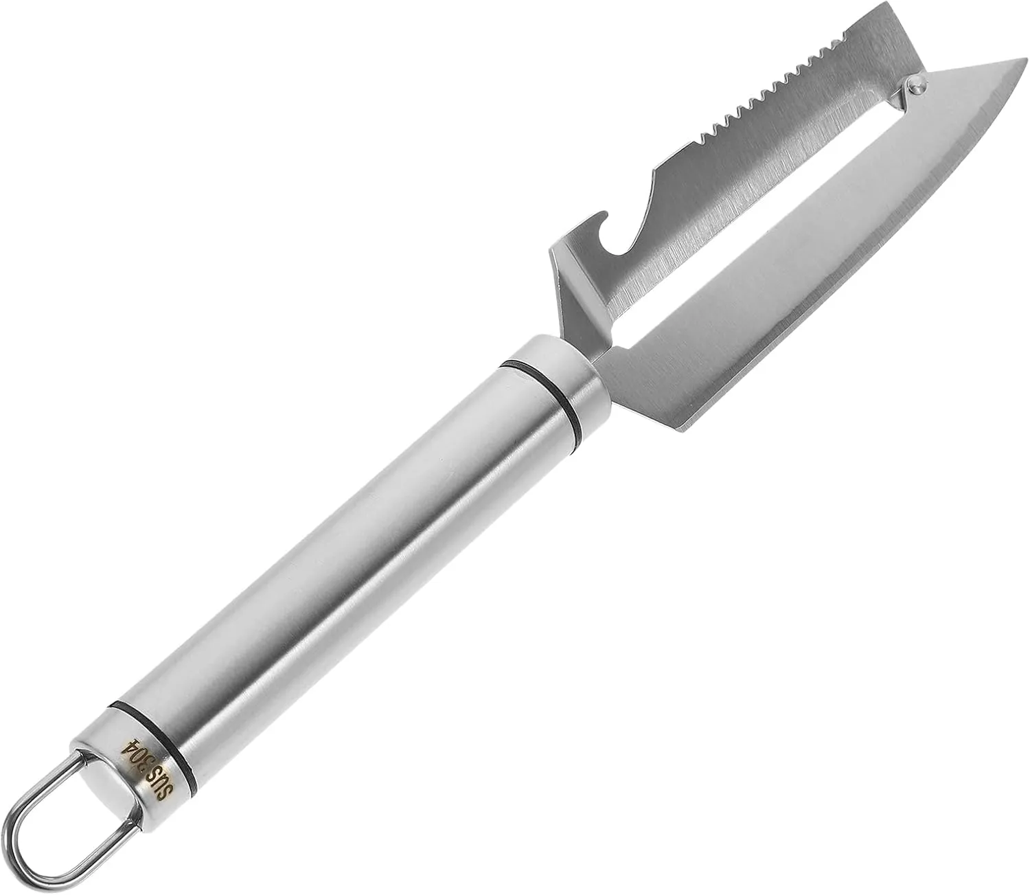 BESTONZON Multifunction Paring Knife Stainless Steel Peeler Gourd Grater Parer for Vegetable Fruit
