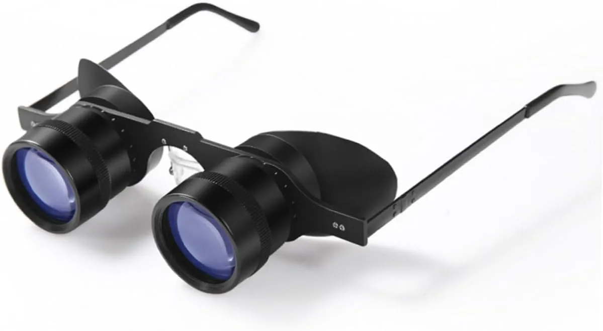 Binoculars 10x Magnification Waterproof Fishing Telescope Night Vision Magnifier for Low Light Conditions for Outdoor Activities