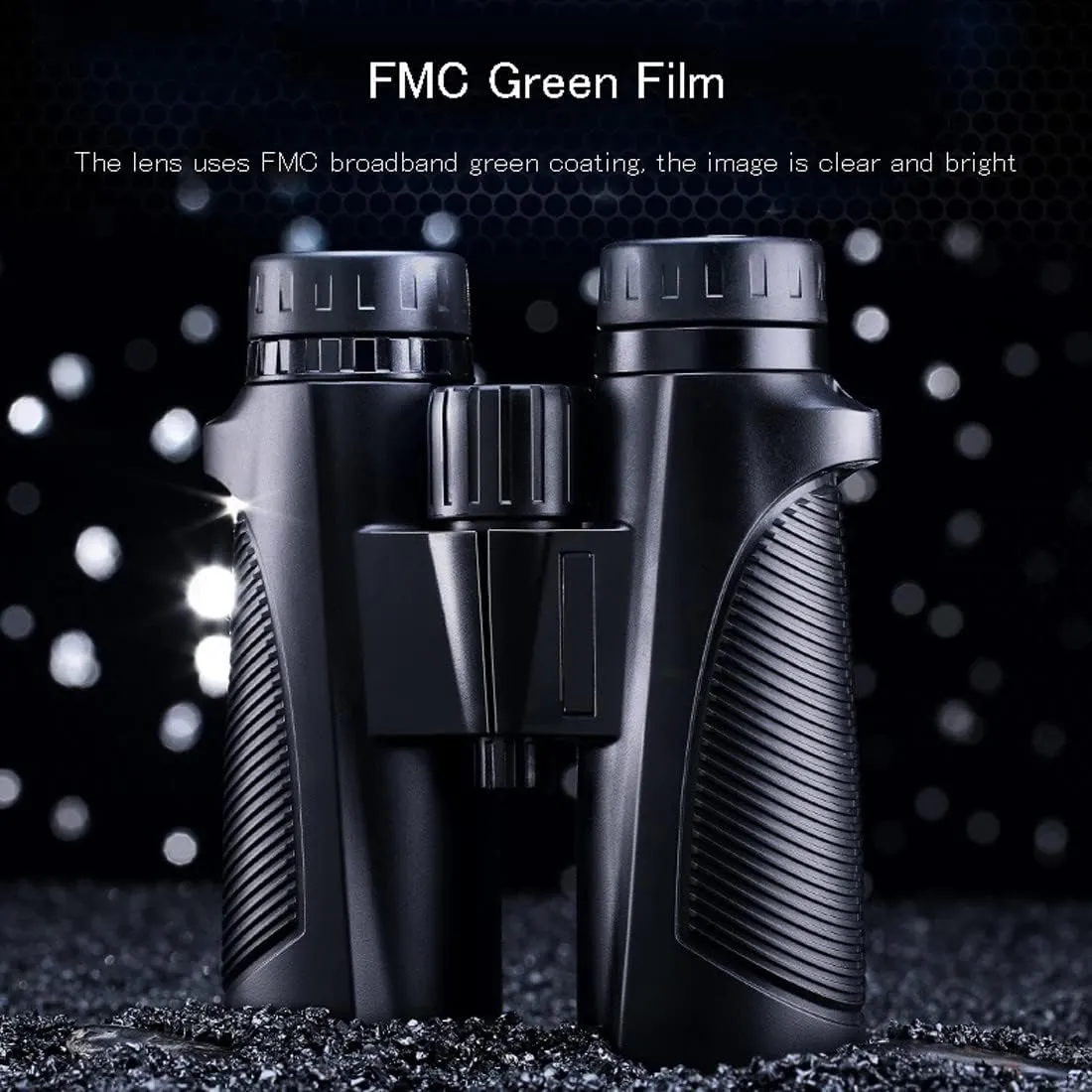 Binoculars, BAK4 Prism, FMC Lens, Waterproof Telescope, for Bird Watching, Hunting, Travel, Games, Stargazing Waterproof Lightweight Monocular (Green 8X Green)
