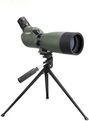 Binoculars Spotting Scope 20-60x60/25-75x70mm Zoom Telescope BAK4 Waterproof 45-Degree Angled Hunting Monocular w/Tripod(20 to 60 x60mm) (20 to 60 x60mm)