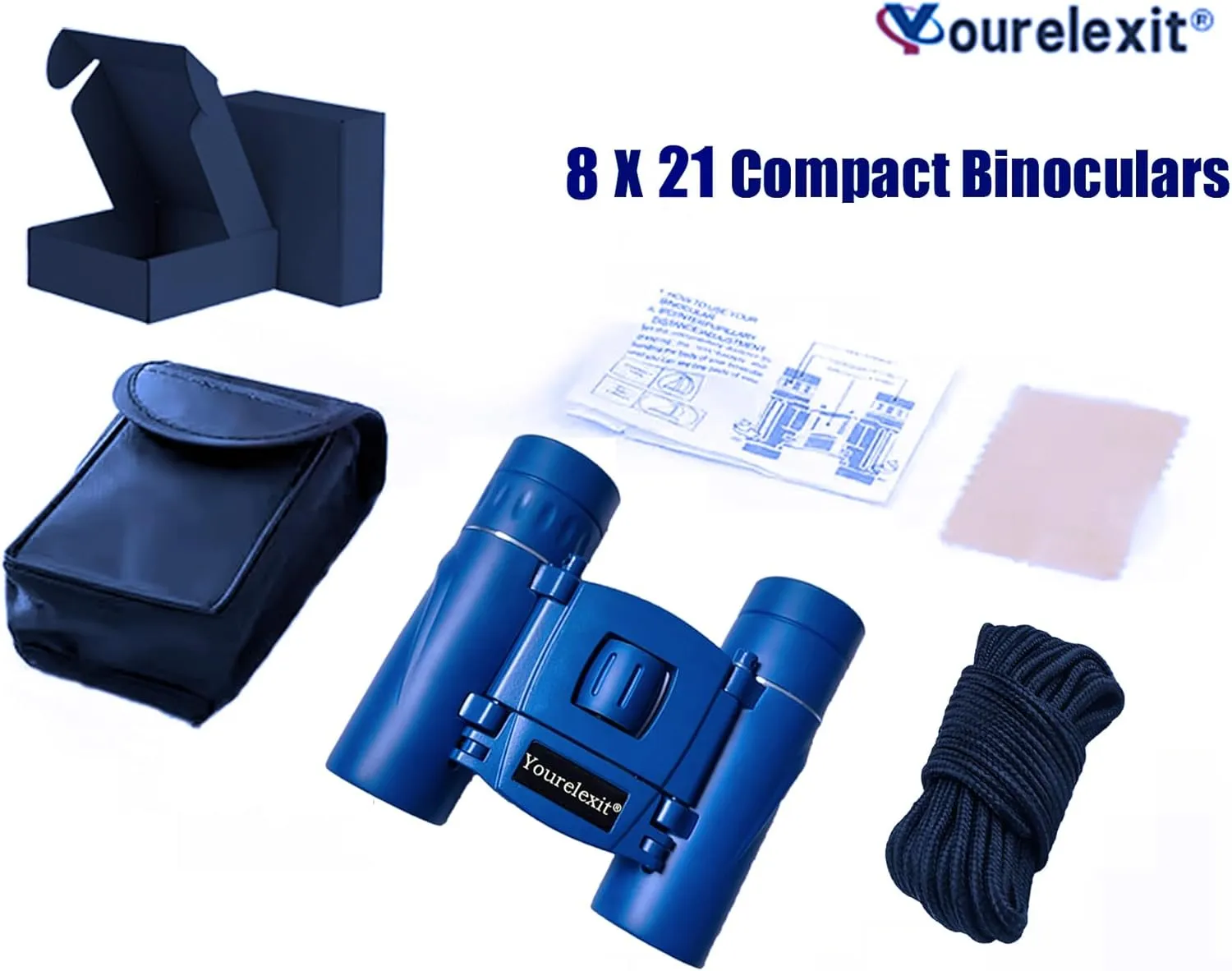 Binoculars with Phone Adapter for Adults, Compact Pocket Travel Binocular for Bird Watching Concert Theater Opera High Powered Electronics Cruise Ship Essentials Norwegian Alaska Hiking Camping Gear