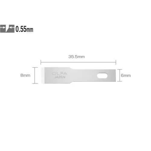 BLA 8mm 35.5mm for Wide | Blades Mega discount KB4-F Chisel AK-4, x Exceptional Olfa 5Pc Art