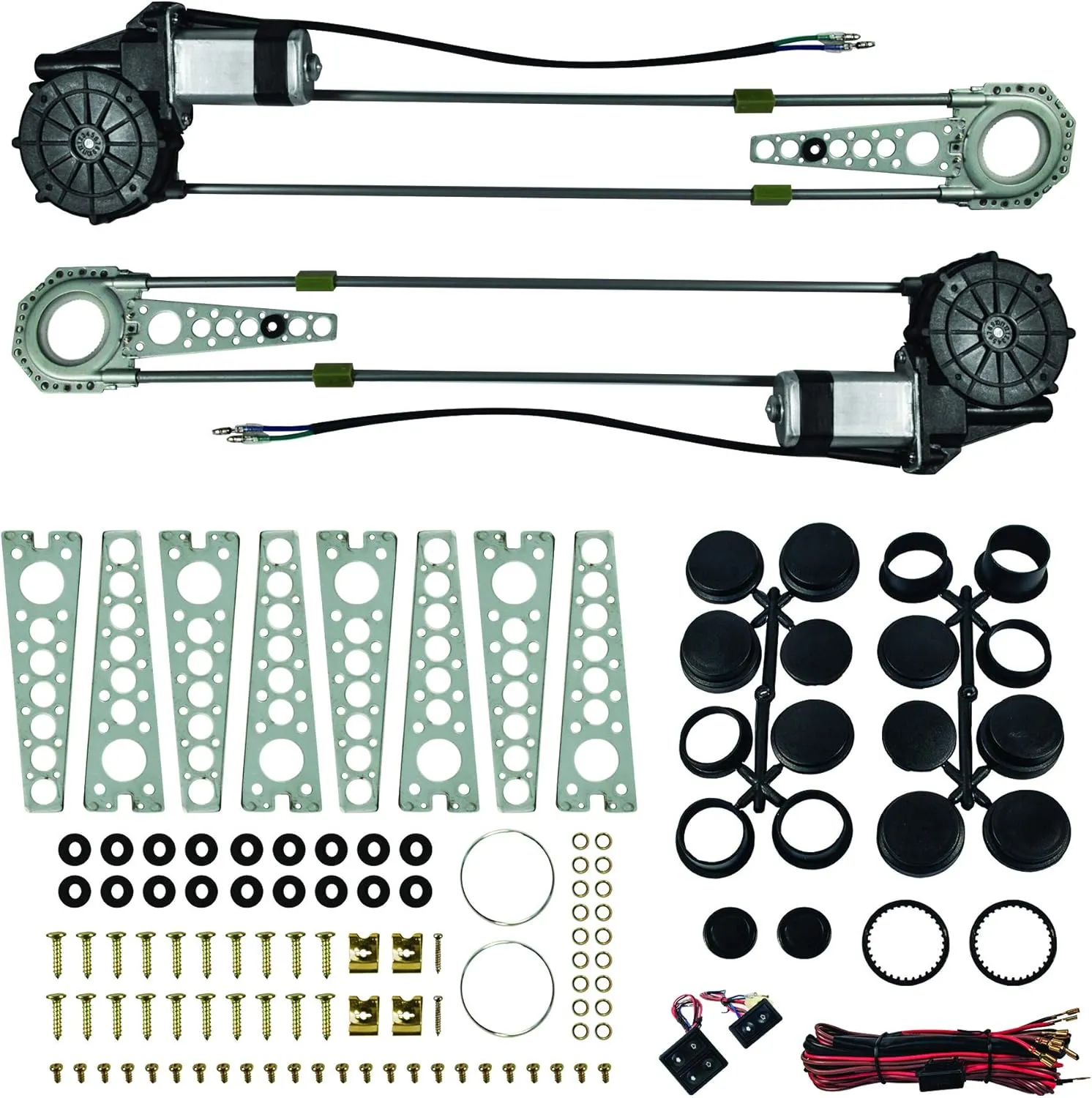 Blaupunkt BL205 Car Power Window Kit, 2-Door, 12 Volt Universal