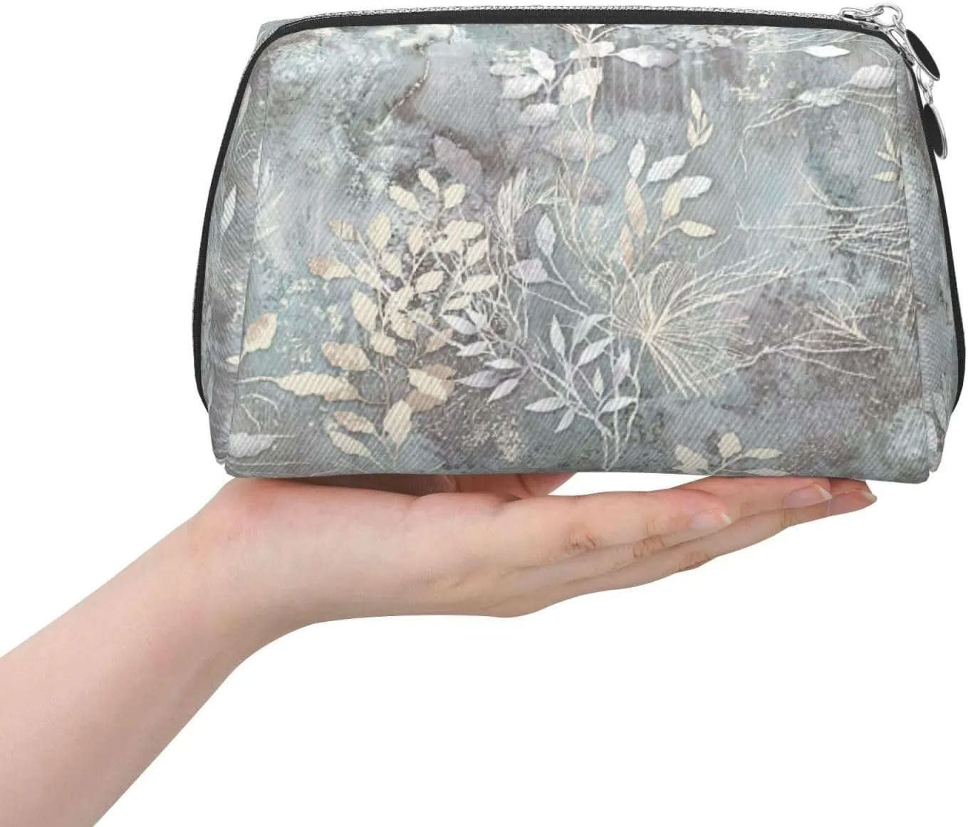 Blue Grace Flora Travel-Ready Toiletry Bag, Compact Makeup Organizer For Women