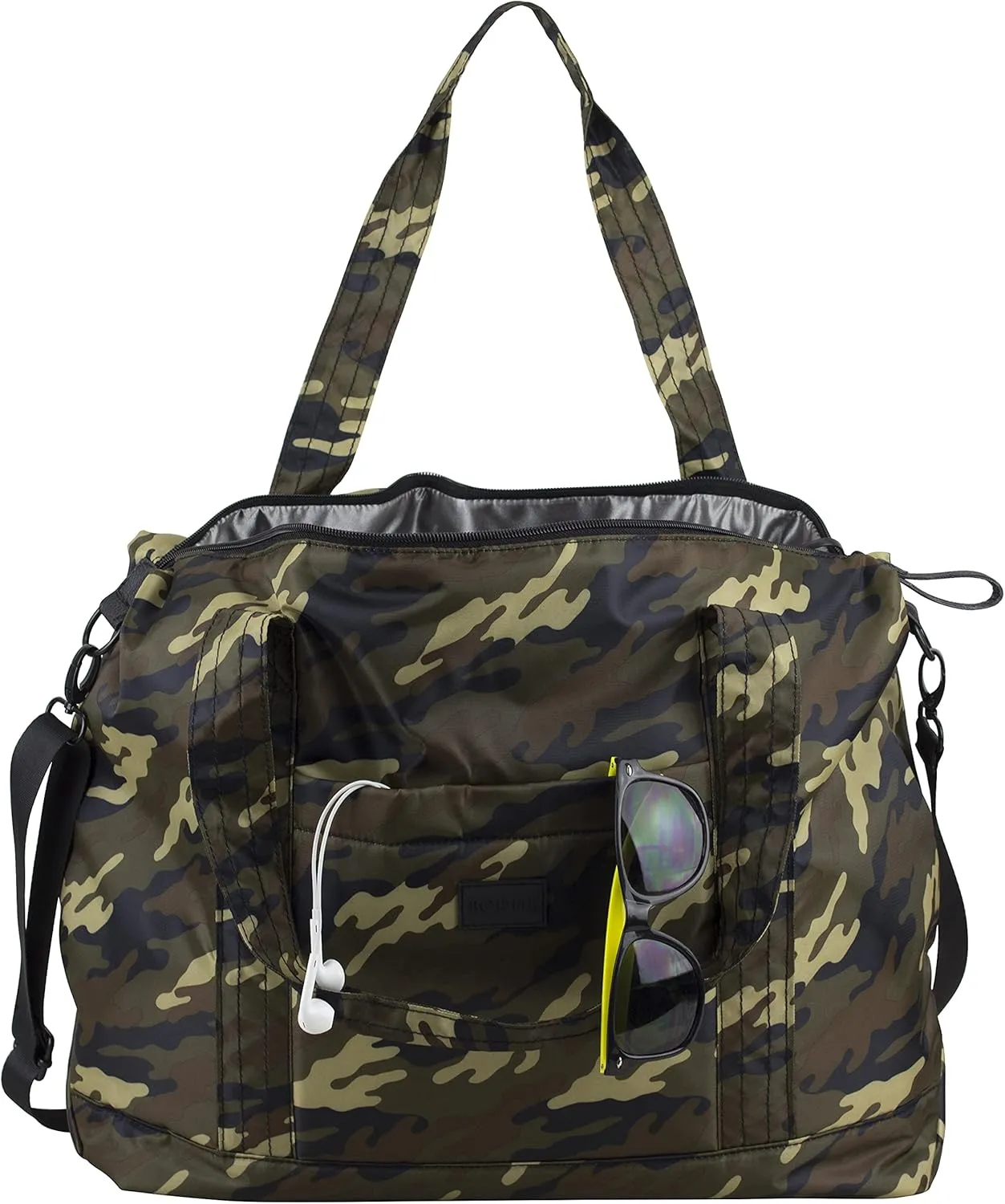 BODHI Metro Soft Puffy Shoulder Bag Travel Duffel Tote Carry on Luggage Sport Weekender Overnight Women For Spirit Airlines