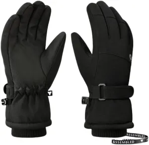Boys Girls Ski Snow Gloves Waterproof Winter Insulated Thermal Kids Snowboard Gloves for Skiing Snowboarding Ice Skating Snow Sleds Extreme Cold Weather Ski Gear