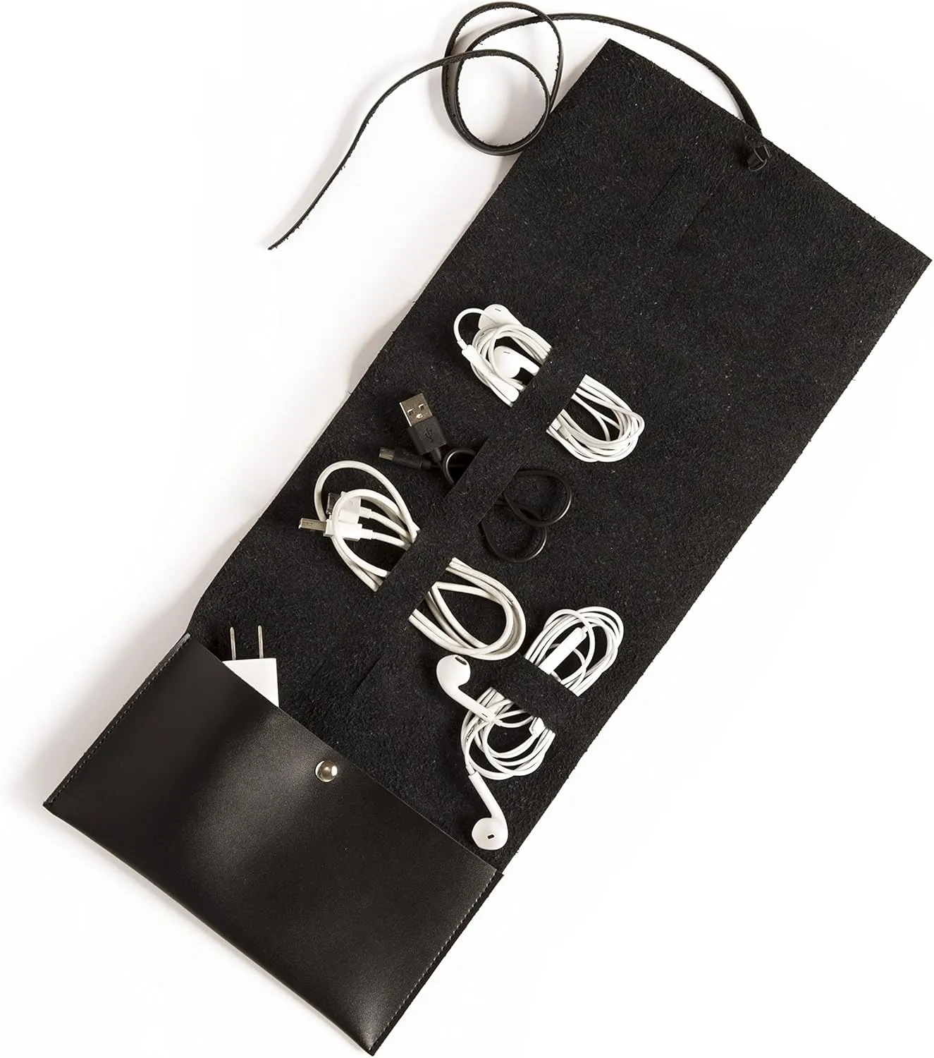 Brouk & Co. Travel Cord Roll - Black