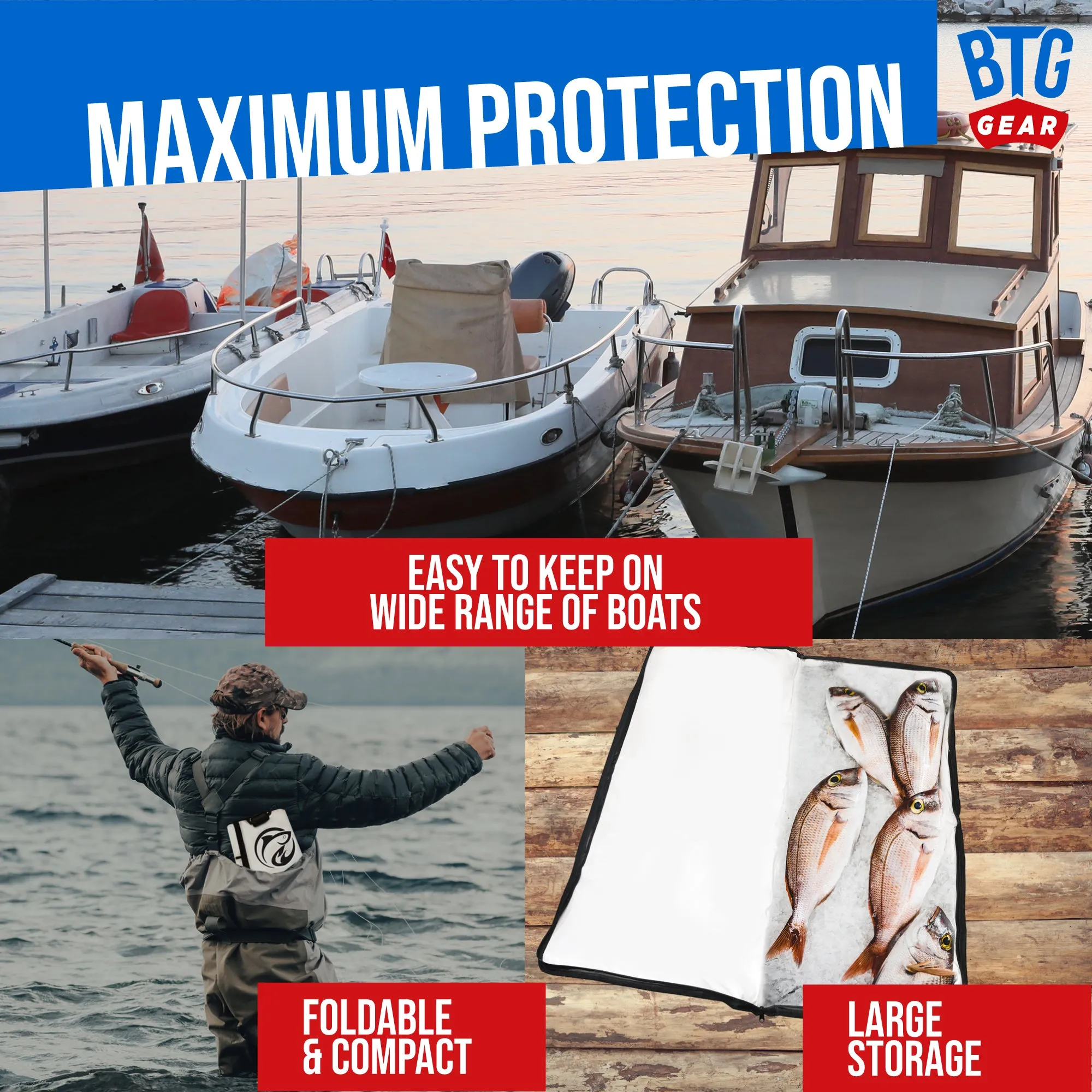 BTG Gear Insulated Waterproof Fish Bag