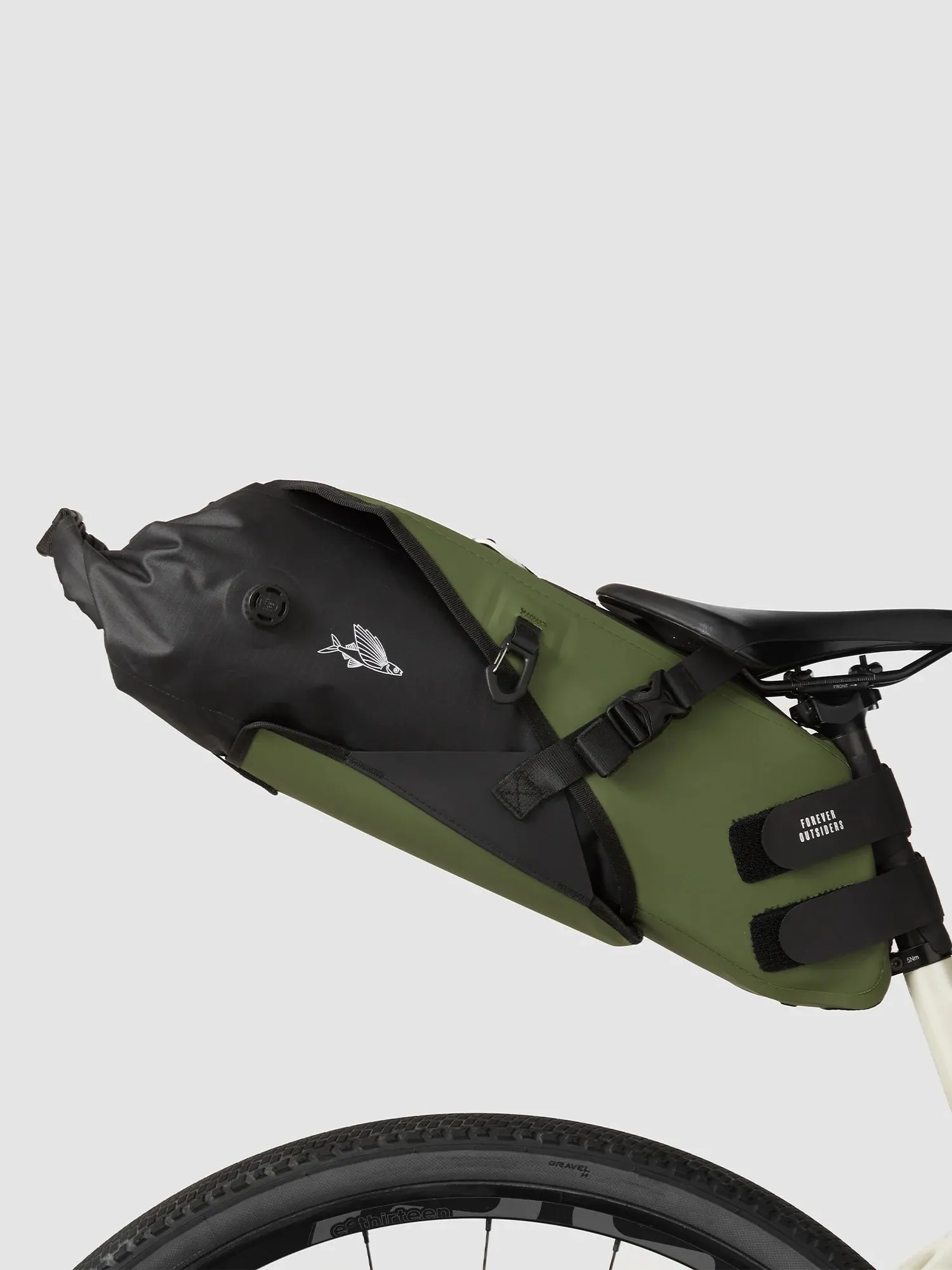 Café du Cycliste Bike Packing Saddle Bag Khaki