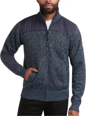 CANADA WEATHER GEAR Men's Sweater - Classic Zip Up Polar Fleece Mens Sweater - Cozy Stylish Jackets for Men (M-XXL)