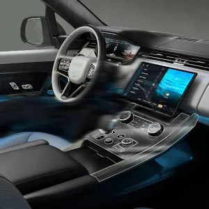 Car Interior Central Console Gear Dashboard Panel Navigation Screen TPU Transparent Protective Film,For Range Rover Sport L461 2023-2025