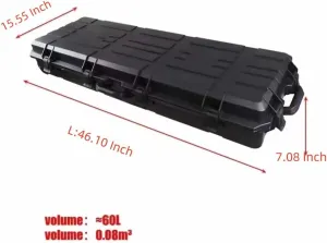 Car Roof Cargo Camping Box Lockable Storage Box with Hard-Shell Low Profile Cargo Case fits for Lexus RX
