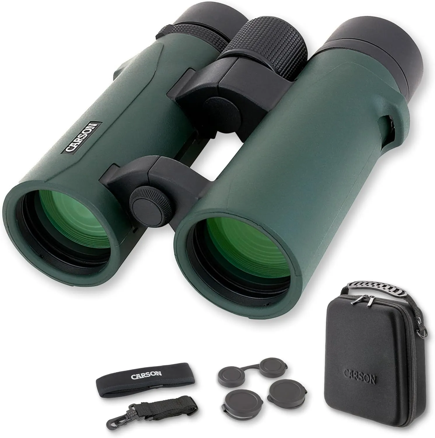Carson RD Series 8x42mm Open-Bridge Waterproof High Definition Full Sized Binoculars (RD-842)