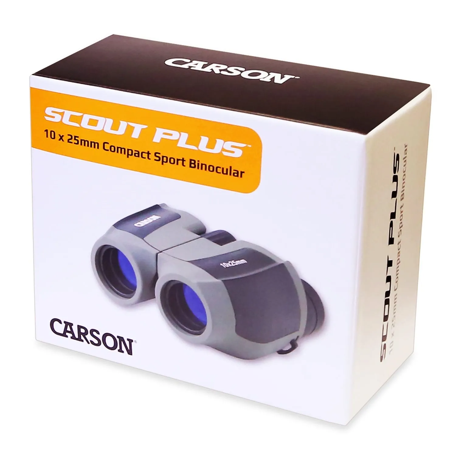 Carson ScoutPlus™ 10x25mm Porro Prism Compact Binoculars