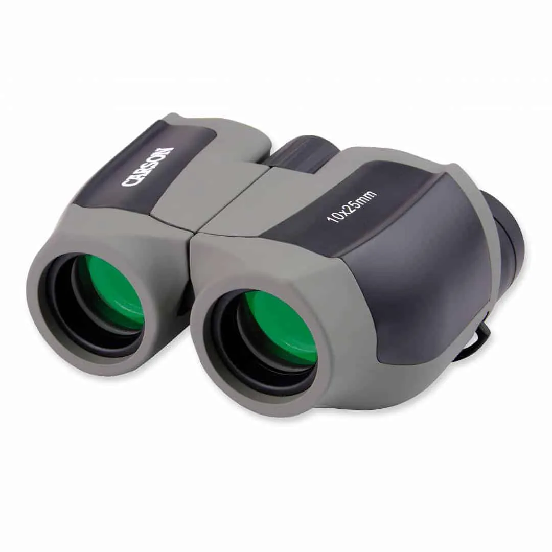 Carson ScoutPlus™ 10x25mm Porro Prism Compact Binoculars