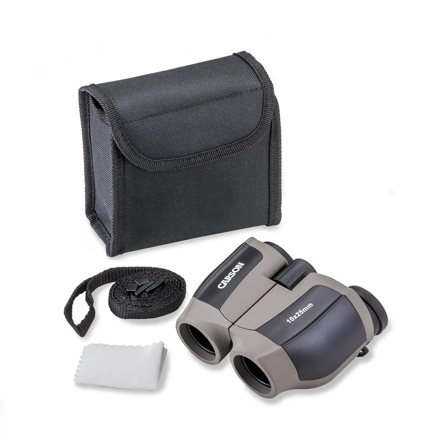 Carson ScoutPlus™ 10x25mm Porro Prism Compact Binoculars