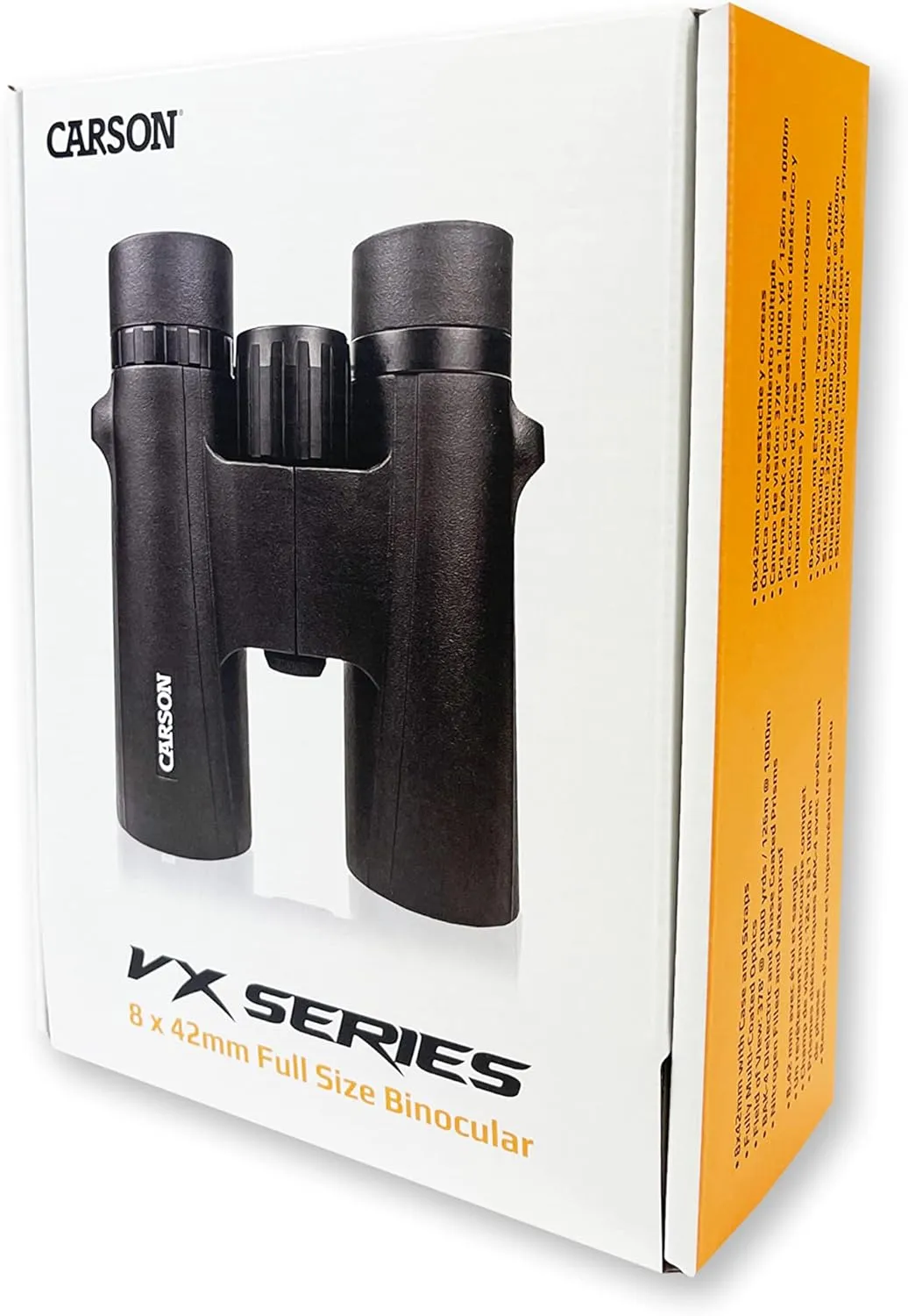 Carson VX Series 8x42mm Full Sized High Definition Waterproof Binoculars (VX-842)