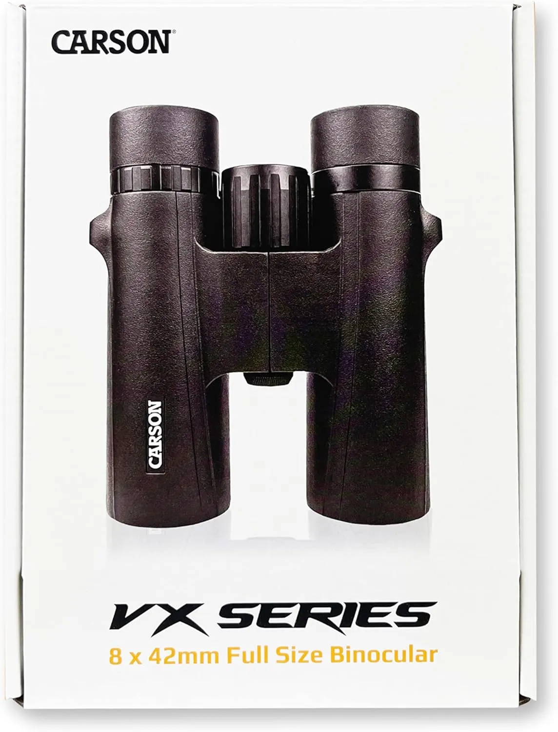 Carson VX Series 8x42mm Full Sized High Definition Waterproof Binoculars (VX-842)