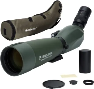 Celestron Regal M2 80ED Spotting Scope – Fully Multi-Coated Optics – Hunting Gear – ED Objective Lens for Bird Watching, Hunting and Digiscoping – Dual Focus – 20-60x Zoom Eyepiece
