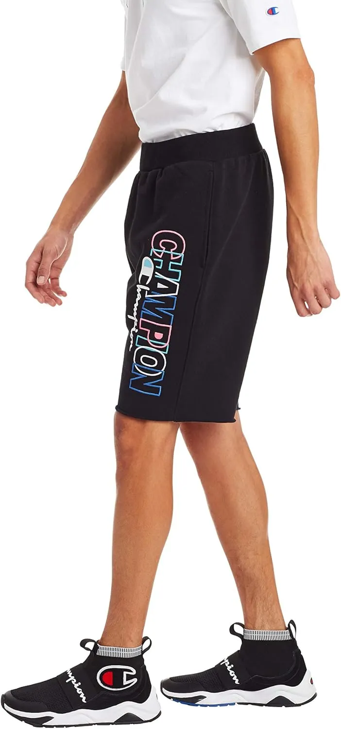 Champion Men's Reverse Weave Fleece Cut Off Shorts, 7" Inseam