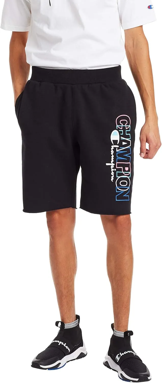 Champion Men's Reverse Weave Fleece Cut Off Shorts, 7" Inseam